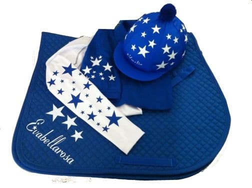 Children's Royal/White Base Layer Cross Country Colours