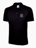 Children's' Saxons Polocrosse Club Polo Shirt Black UC103