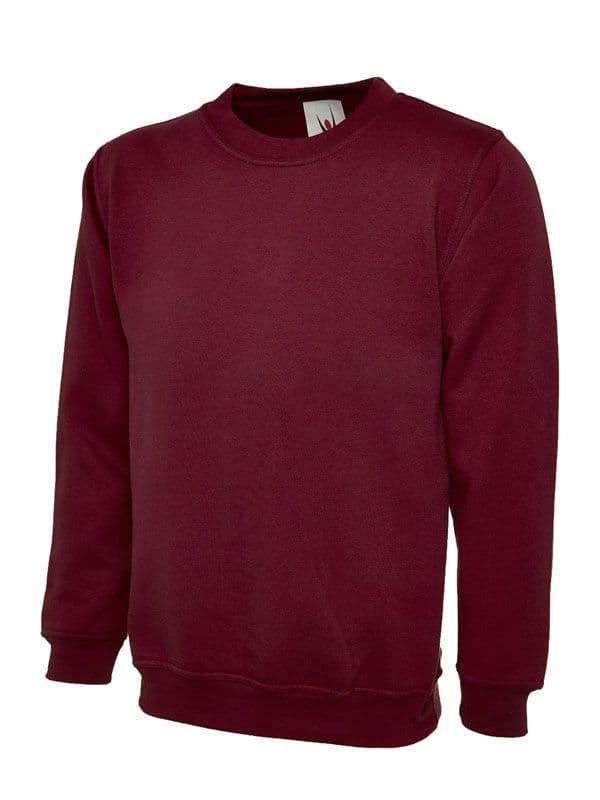 Children's'South Farm Riding Stables Pony Club Burgundy Sweatshirt UX7