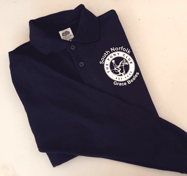 Children's South Norfolk Long Sleeve Navy Polo