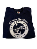 Children's South Norfolk Pony Club Navy Sweatshirt UX7