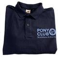 Children's Strathblane Long Sleeve Navy Polo
