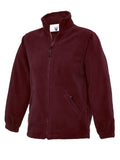 Children's Suffolk Burgundy Fleece jacket UC603