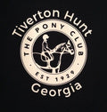 Children's Tiverton Hunt Pony Club Long Sleeve Navy Polo