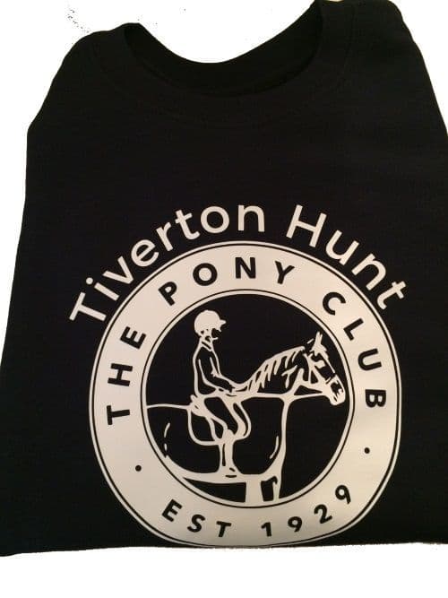 Children's Tiverton Hunt Pony Club Navy Sweatshirt UX7
