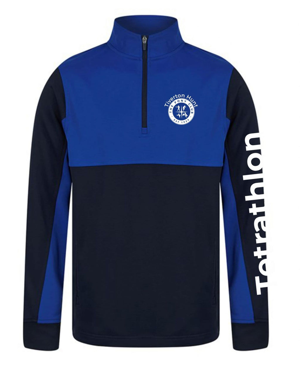 Children's Tiverton Royal/navy Quarter Zip Tracksuit top LV875