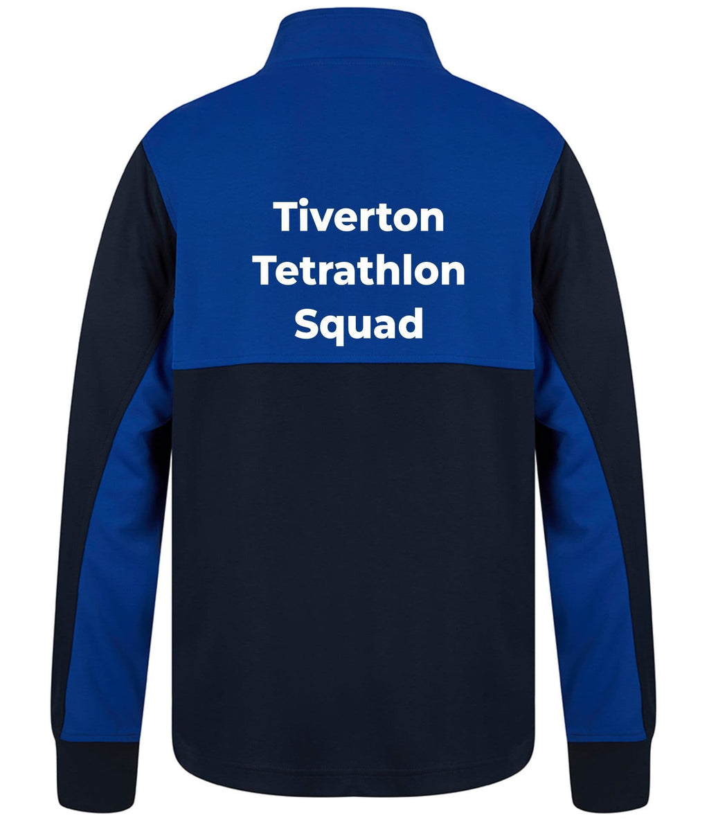 Children's Tiverton Royal/navy Quarter Zip Tracksuit top LV875