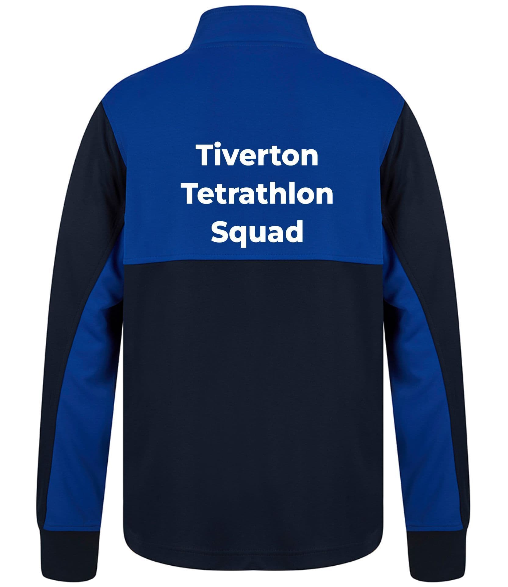 Children's Tiverton Royal/navy Quarter Zip Tracksuit top LV875