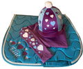 Children's Turquoise/Purple Cross Country Colours