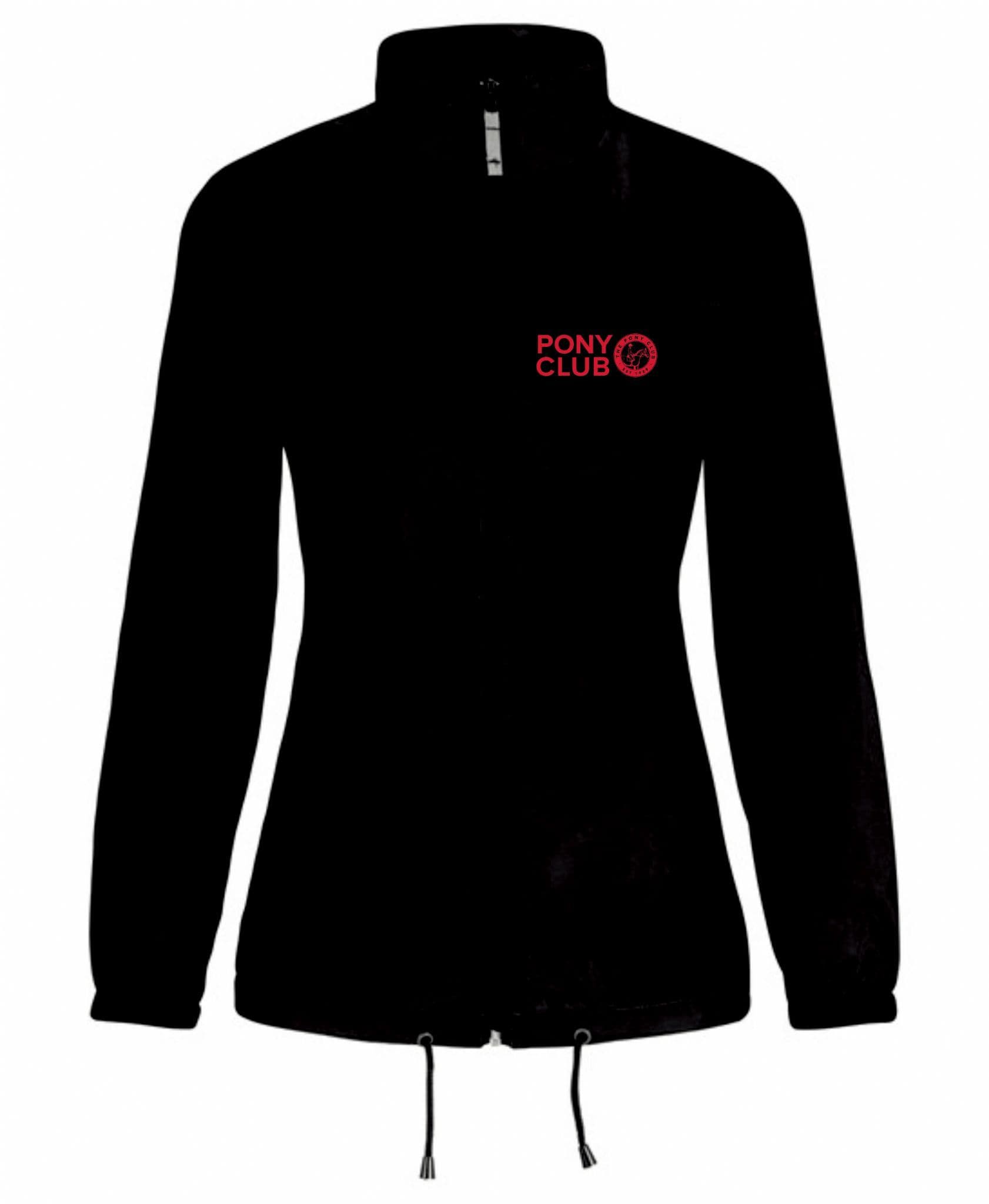 Children's Warwickshire Hunt Pony Club Black Showerproof Jacket