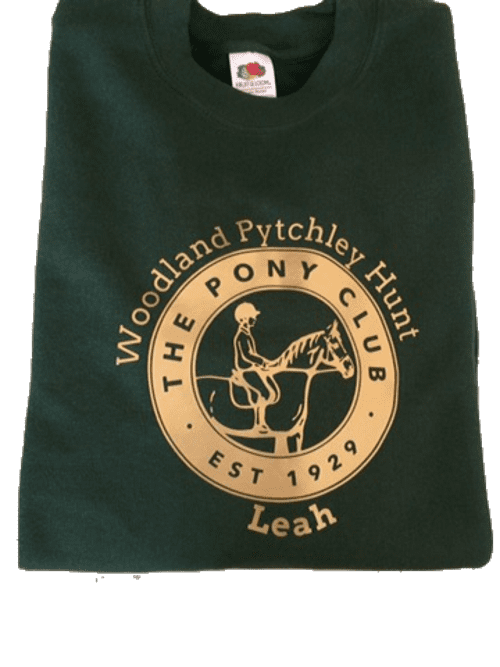 Children's Woodland Pytchley Hunt Branch Bottle Green Sweatshirt UX7
