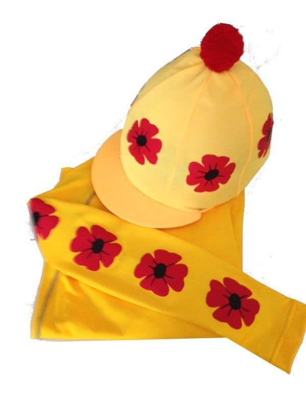 Children's Yellow Base Layer & Hat Silk