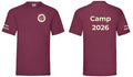 CHILDS Burgundy Flamstead PC CAMP 26 T-Shirt – SS6B