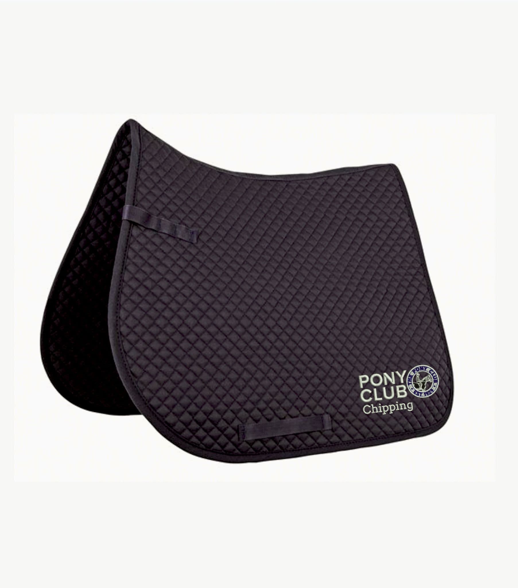 Chipping Pony Club navy/white/black GP saddlecloth