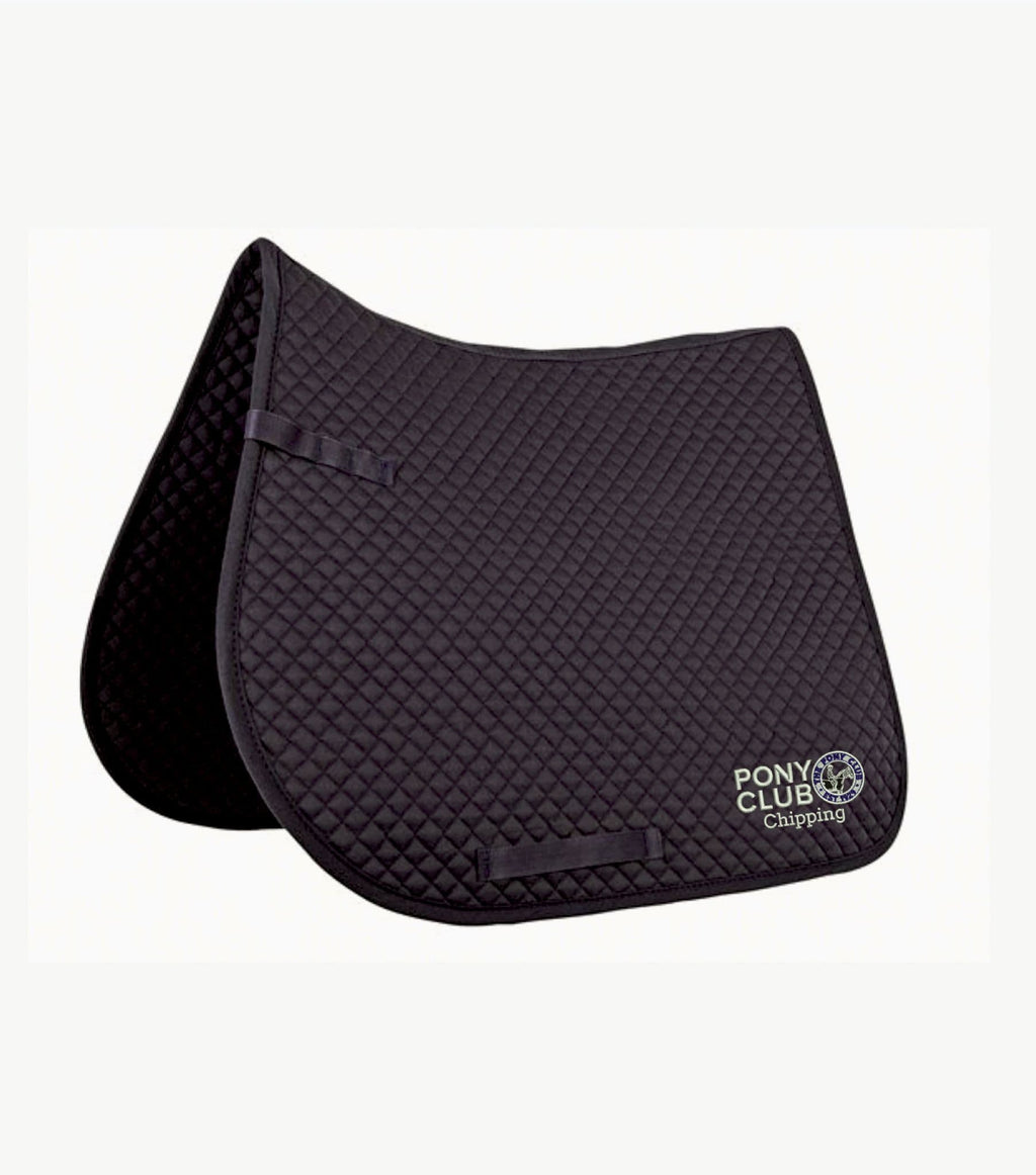 Chipping Pony Club navy/white/black GP saddlecloth