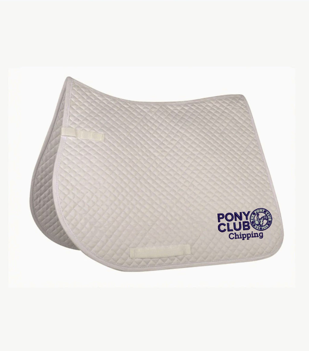 Chipping Pony Club navy/white/black GP saddlecloth