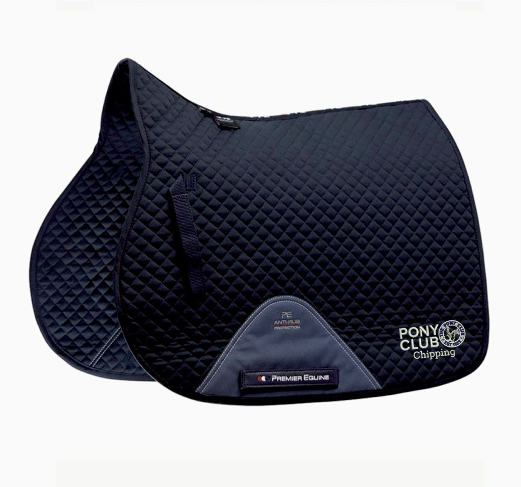 Chipping Pony Club Premier Equine Pony Cotton GP/Jump Saddlepad