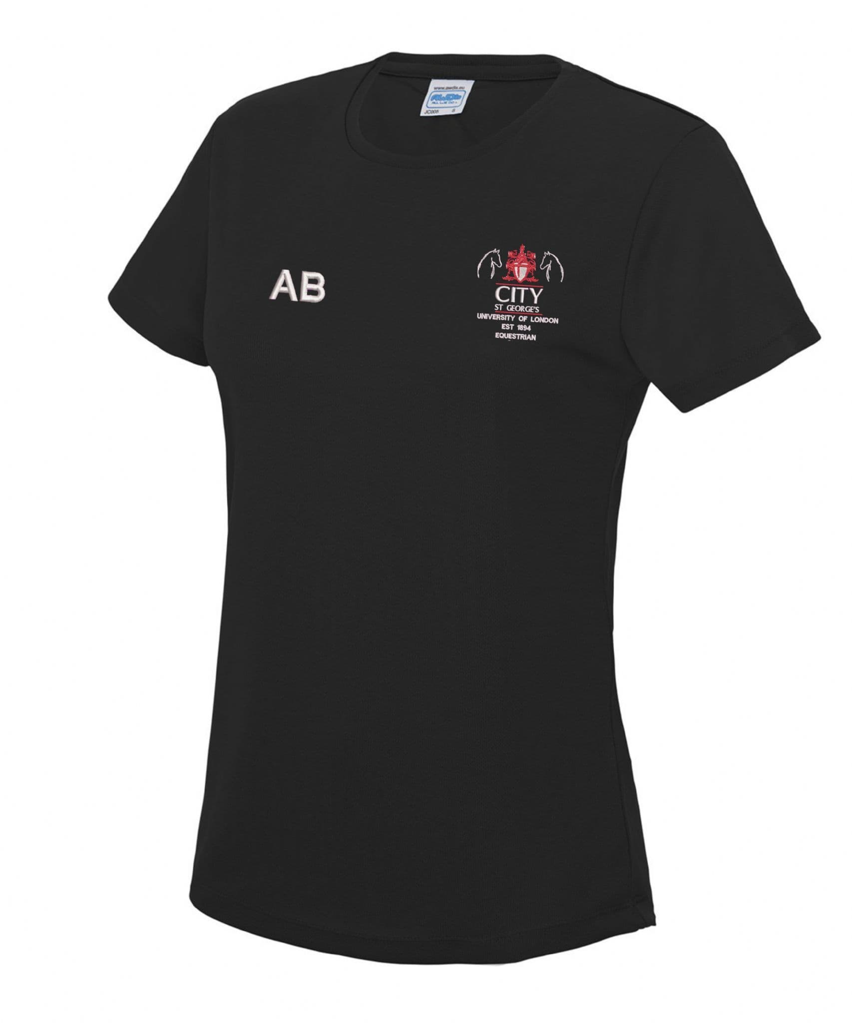 City St George's Ladies Black Cool T-shirt – JC005
