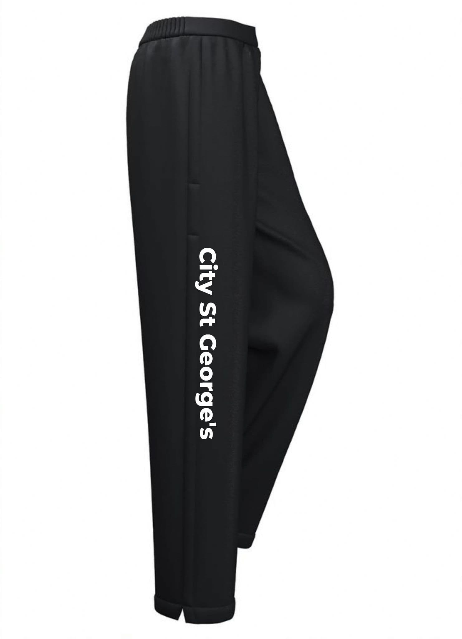 City St George's University Black Track Pants – 704