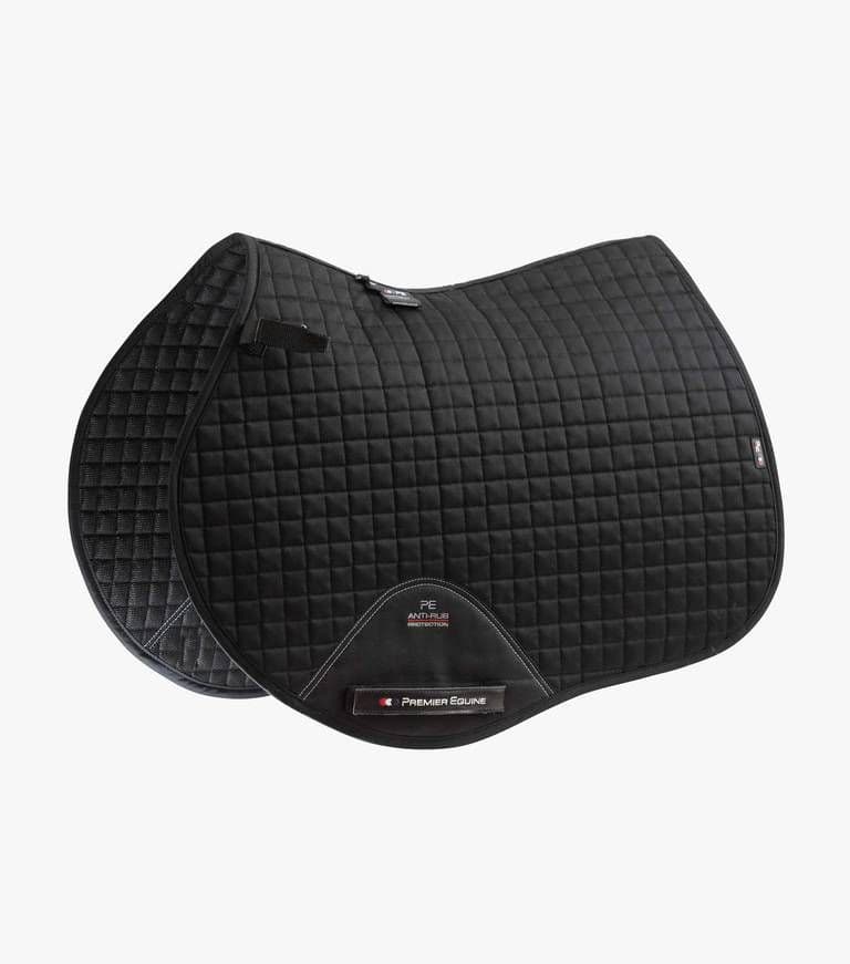 Cobham & Wimbledon Black Close Contact Premier Equine Saddlecloth