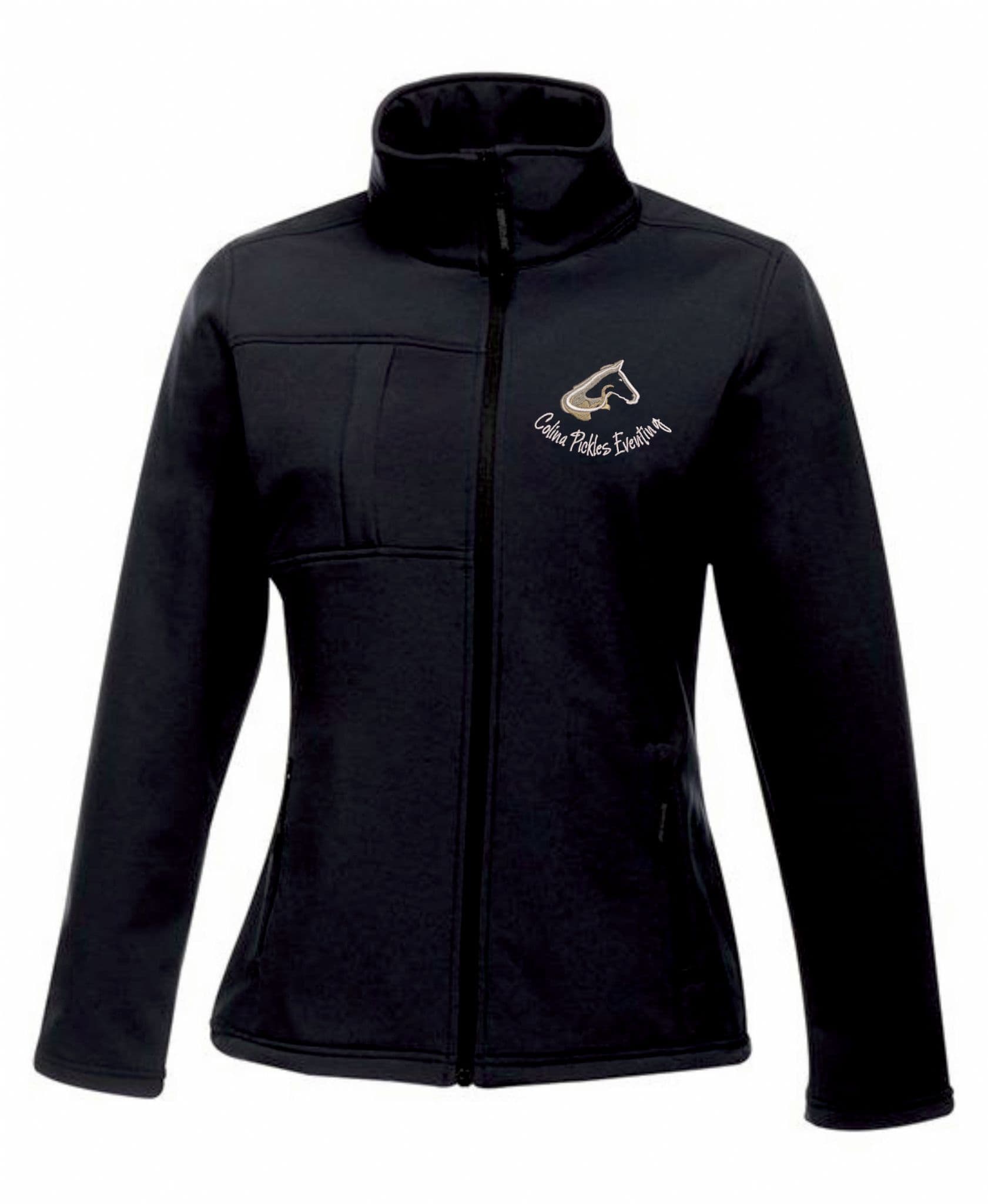 Colina Pickles Eventing Ladies Navy Softshell Jacket rg195