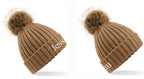 Faux Fur Pom Pom Chunky Beanie – Optional Personalisation