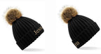 Faux Fur Pom Pom Chunky Beanie – Optional Personalisation