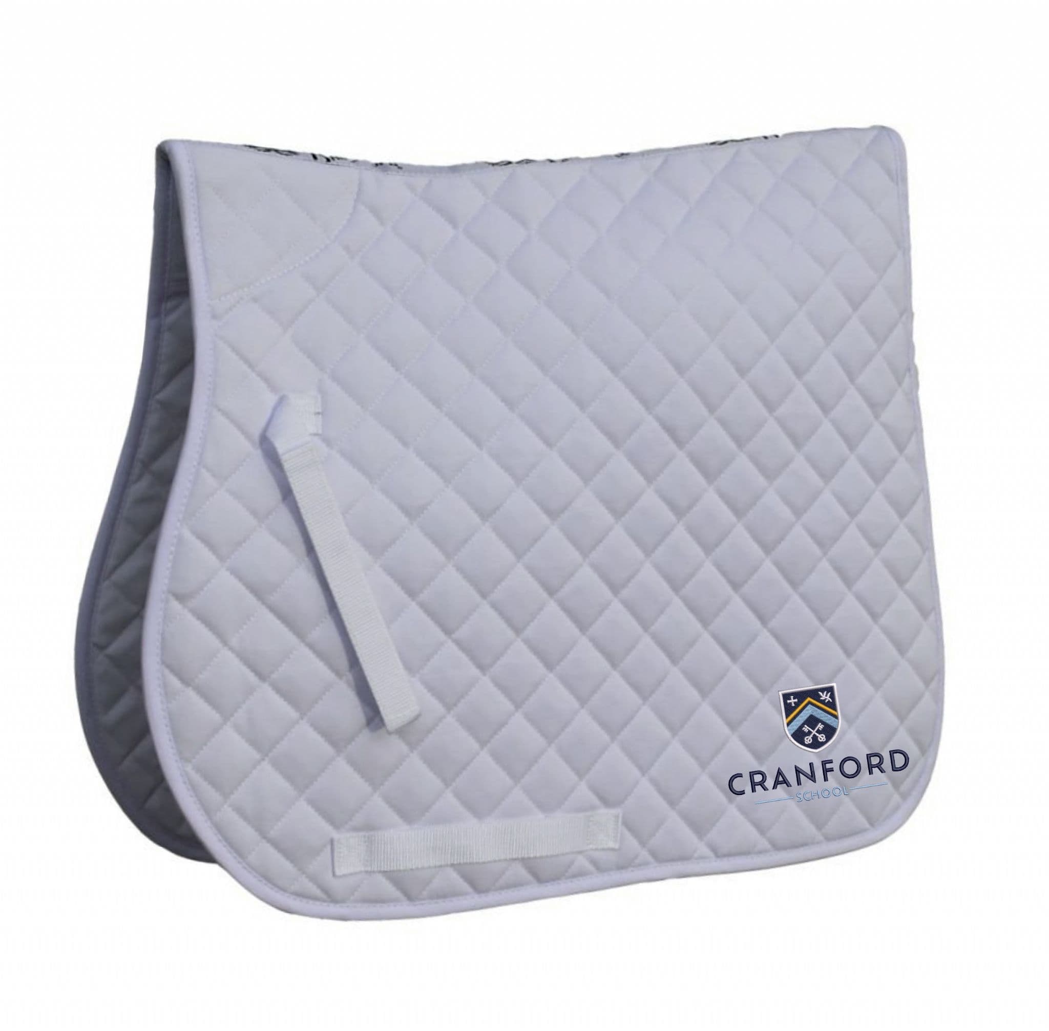 Cranford School Embroidered GP White Saddlecloth