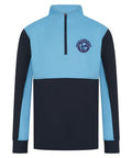 Crawley & Horsham Hunt Sky/Navy Adults Quarter Zip Tracksuit top LV874