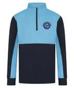 Crawley & Horsham Hunt Sky/Navy Adults Quarter Zip Tracksuit top LV874