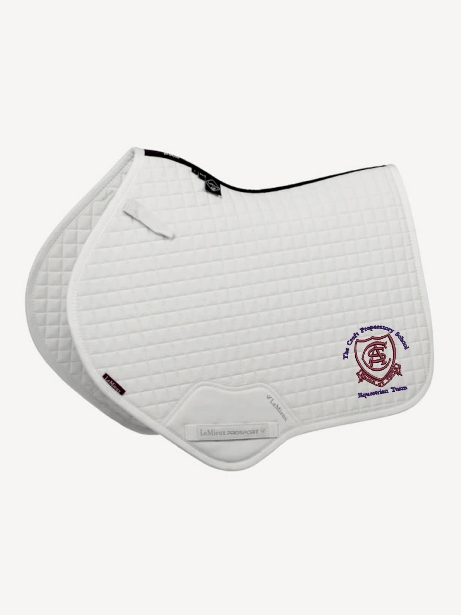 Croft Prep School Le Mieux white Close Contact Saddlecloths