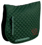 Cropthorne and Evesham Vale Riding Club Bottle Green Saddlecloth
