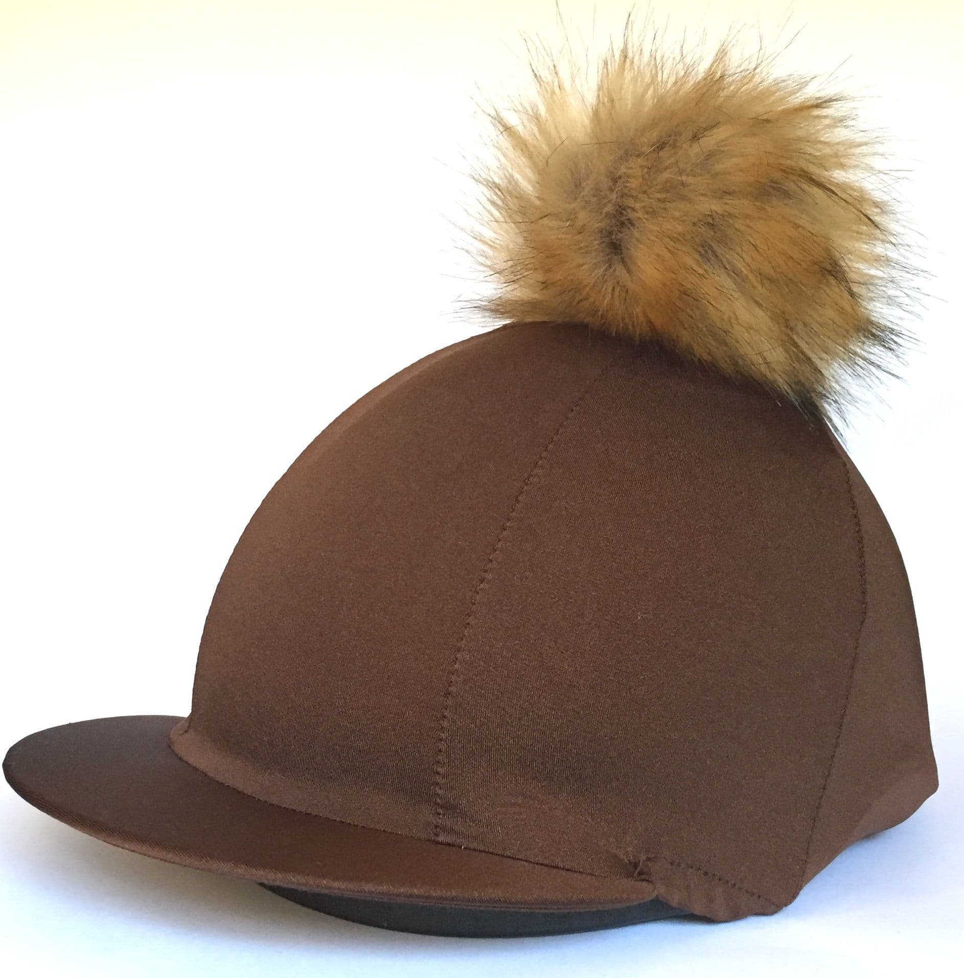 Custom Hat Silk with Faux Fur Pom Pom