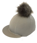 Custom Hat Silk with Faux Fur Pom Pom