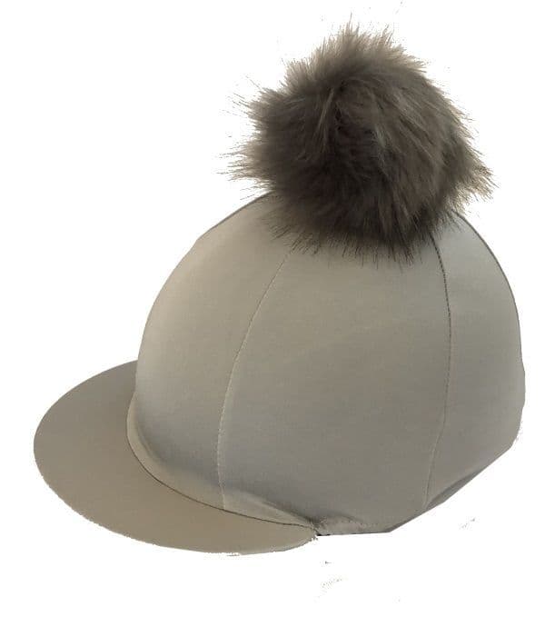 Custom Hat Silk with Faux Fur Pom Pom