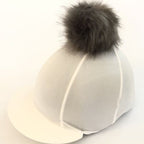 Custom Hat Silk with Faux Fur Pom Pom