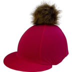 Custom Hat Silk with Faux Fur Pom Pom