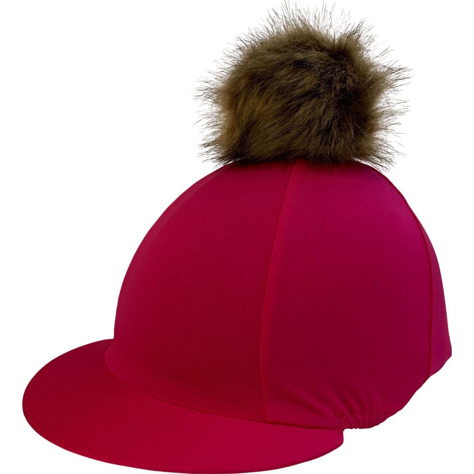Custom Hat Silk with Faux Fur Pom Pom