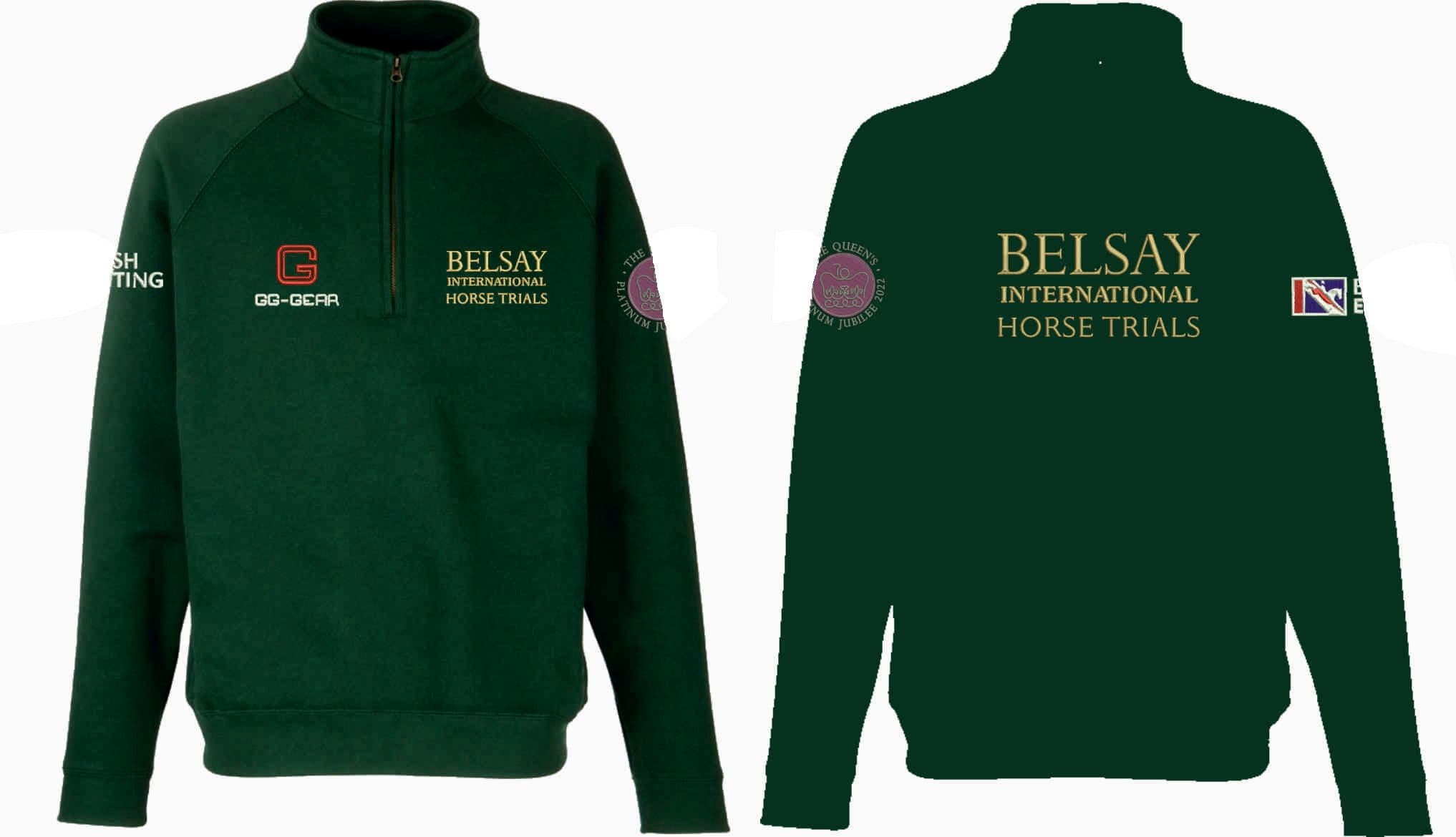 Dunmow Farmers Navy Quarter Zip Sweatshirt SS830
