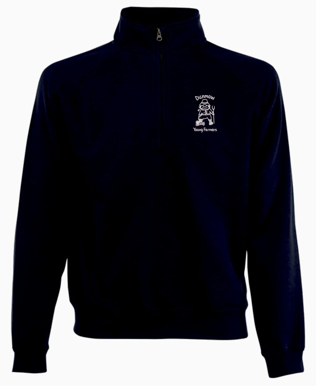 Dunmow Farmers Navy Quarter Zip Sweatshirt SS830