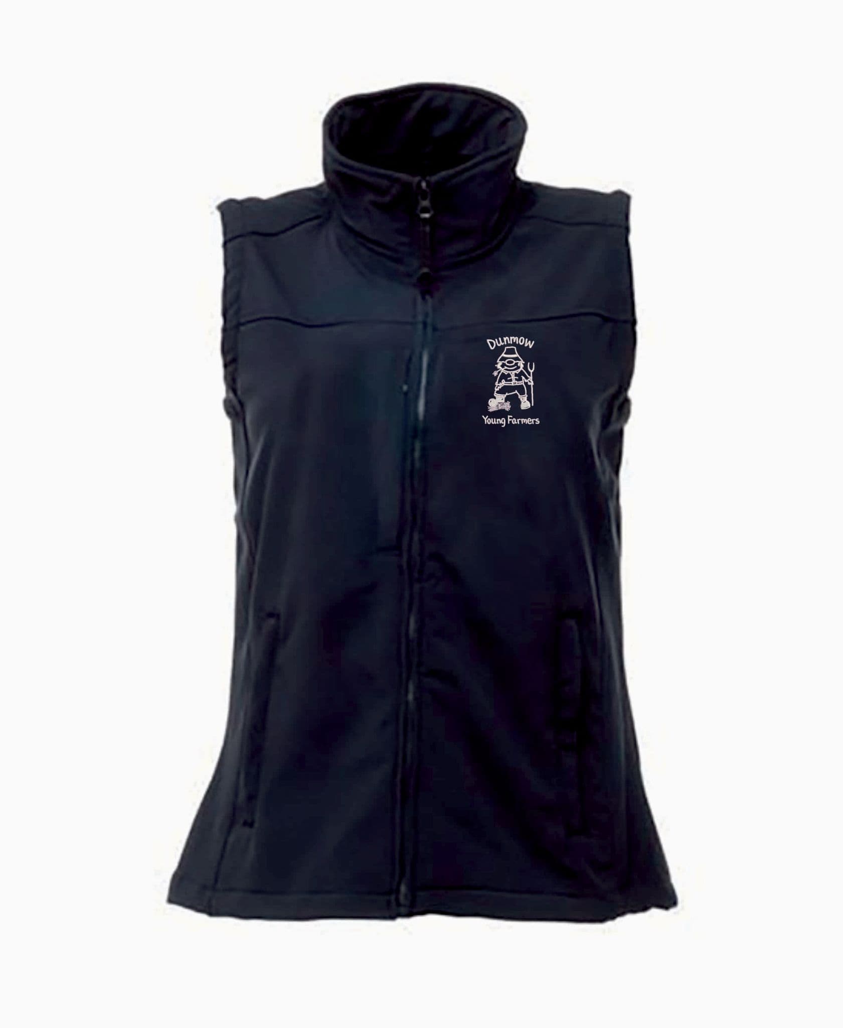 Dunmow Ladies Navy Softshell Gilets