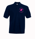 Elephant Trees Ride CHILD Polo Shirt NAVY ONLY