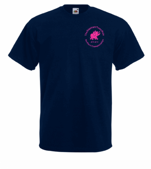 Elephant Trees Ride CHILD T-Shirt – Navy ONLY