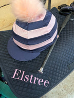 Elstree School Navy embroidered Le Meiux Close Contact Saddlecloths