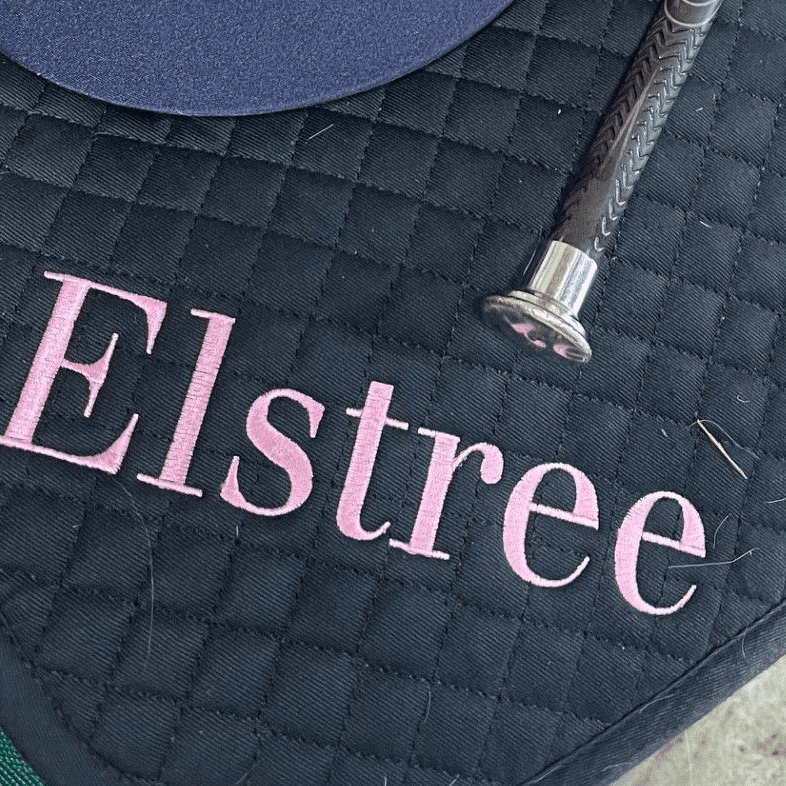 Elstree School Navy GP Saddlecloth