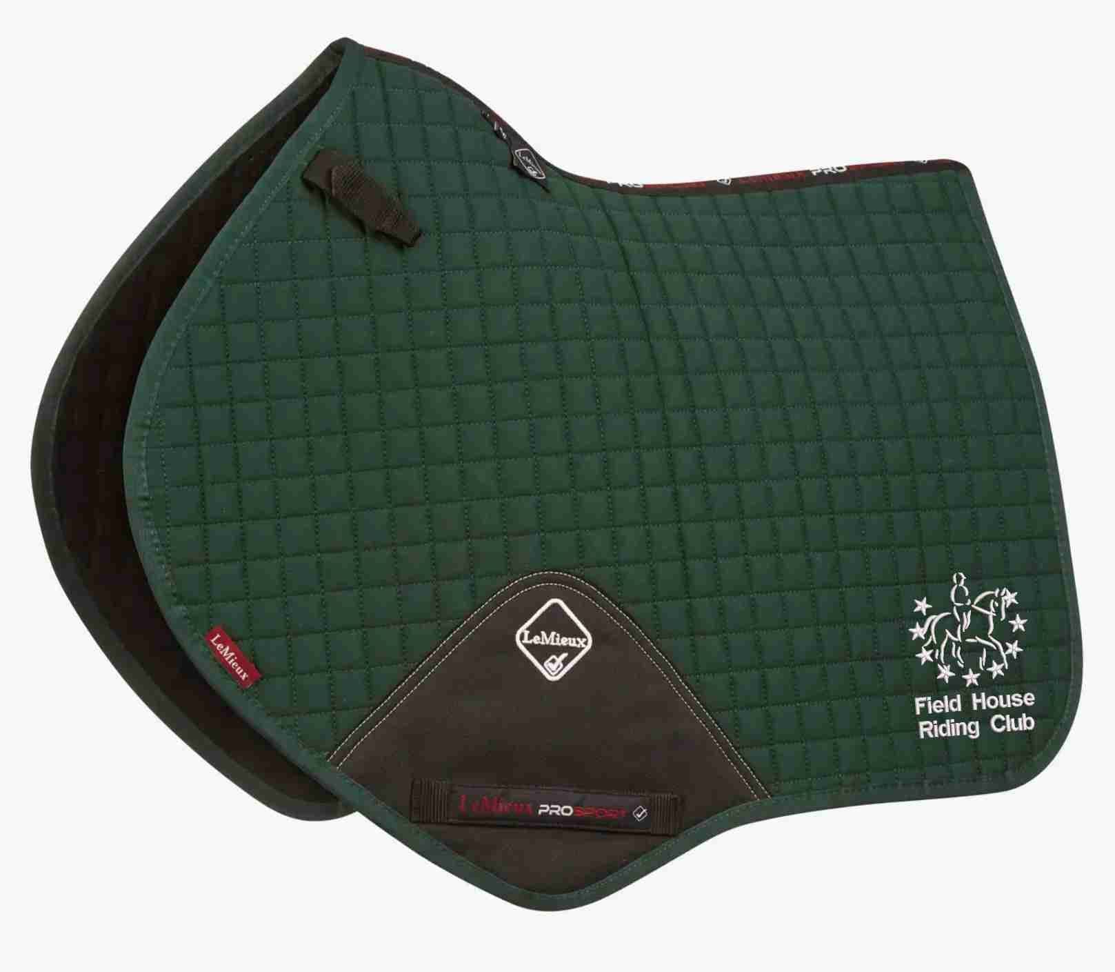 Field House RC LeMieux hunter green Close Contact Saddlecloths