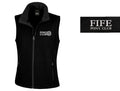 Fife PC Black Ladies Softshell Gilet R232F