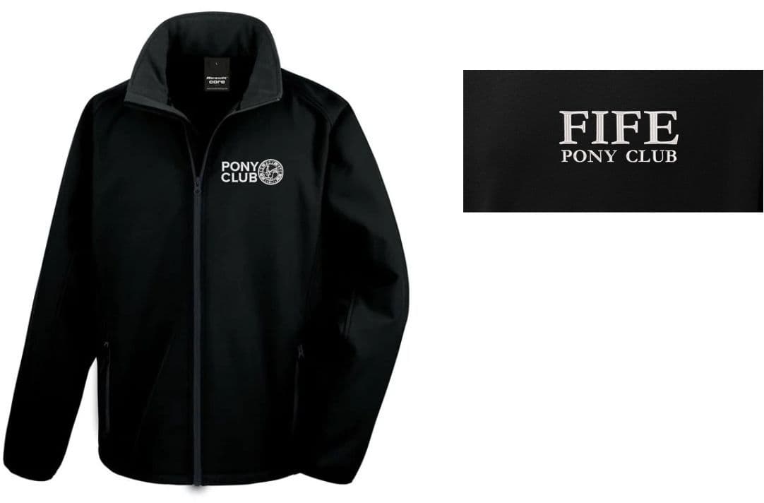 Fife Unisex PC Black softshell jacket R231M