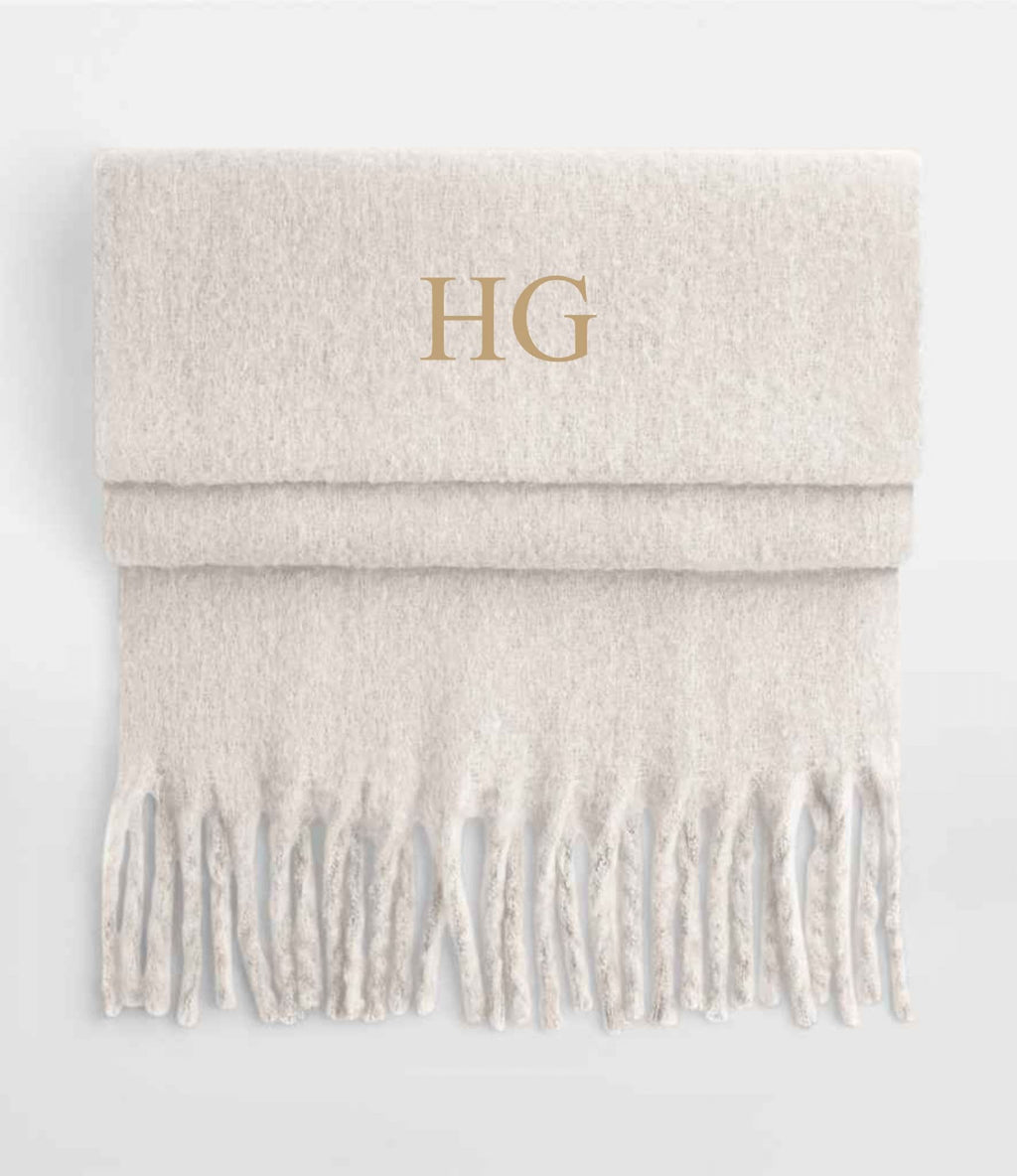 Fluffy Scarf Personalisation Available