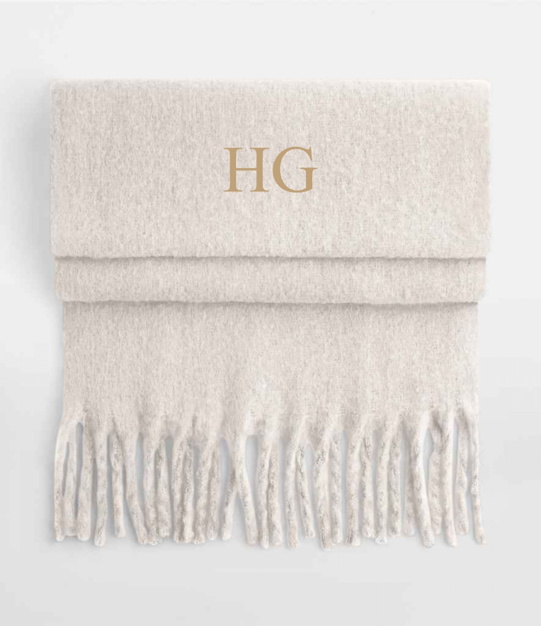 Fluffy Scarf Personalisation Available